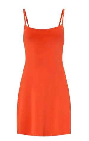 Girlfriend Collective Orange racer Juliet exercise dress thumbnail 3