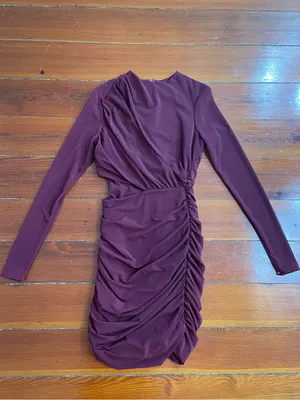 House of CB Lucinda Cutout Mini Dress in Mulberry S S Tall 🧡🎀 thumbnail 10