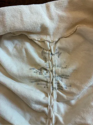 Free People Intimate Ruched Seamless Ruffle Shorts Medium Large Cream thumbnail 2