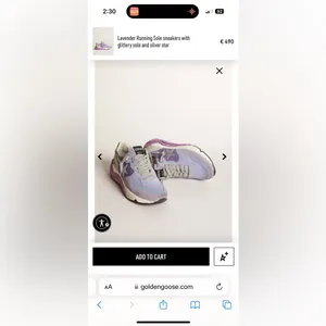 Size 41 Purple golden goose’s thumbnail 1