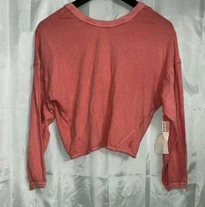 FP Movement Two Way Convertible T Shirt. Distressed Red thumbnail 7