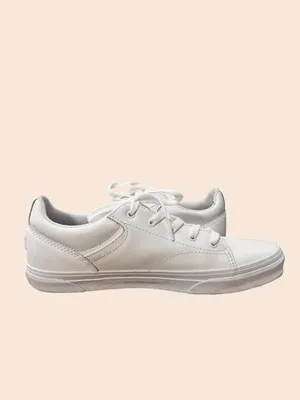 Vans Leather Classic White Low-Top Sneakers thumbnail 7
