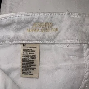 American Eagle Outfitters White Jegging Super Stretch Skinny Pant Women’s US 6 thumbnail 5