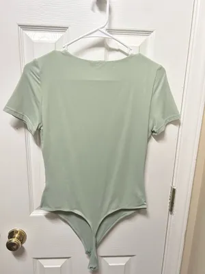 Green Short Sleeve Bodysuit Size M thumbnail 2