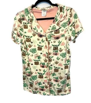 Munki Munki Slumber Grogu Baby Yoda PJ top Sz S thumbnail 1