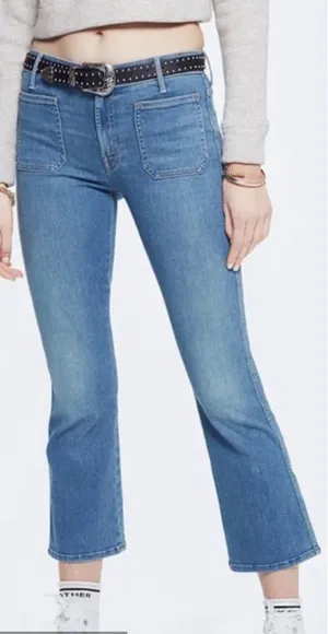 Mother The Patch Pocket Insider Ankle in Happy Pill thumbnail 1