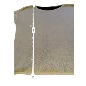 Akira Black Label Sweater Womens Medium‎ Cream Black Reversible Knit Slouchy thumbnail 6