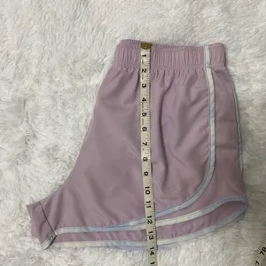 Nike Dri-Fit Women Purple Athletic Brief Lined Running Short Pants.Size-… thumbnail 5