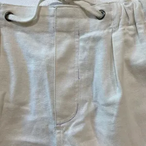 Free People White Drawstring Shorts Size S NWT Coastal Boho Summer thumbnail 9