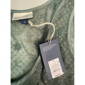 Universal Threads Womens Green Lace Sleeveless Maxi Dress Floral Sheer Size L NWT thumbnail 4