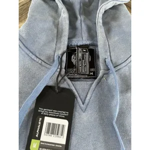 ALPHALETE Women’s Terry Oversized Hoodie - Celestial Blue ,Size Medium thumbnail 7