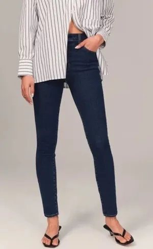 Abercrombie & Fitch The‎ Skinny High Rise Jeans - 30/10 Short thumbnail 1