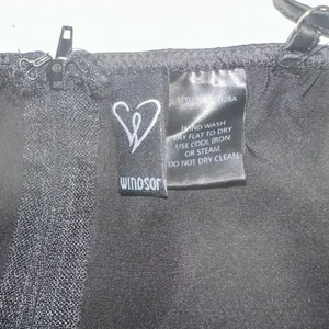 Windsor Black Lace-Up Bustier Top thumbnail 5