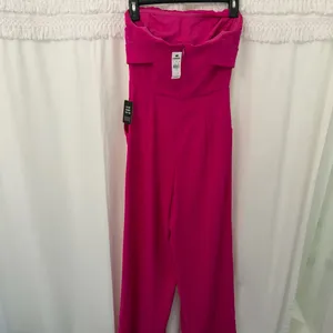 Hot Pink Express Jumpsuit thumbnail 3