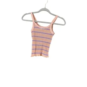 Billabong Women's Striped Ribbed Tank Top Peach Multi thumbnail 4