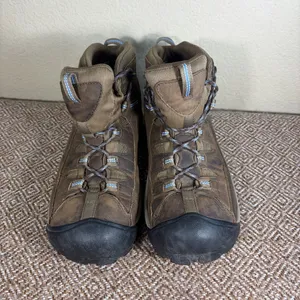 Keen Dry Targhee II Brown Nubuck Waterproof Womens Hiking Boots Sz 11 Outdoor thumbnail 2