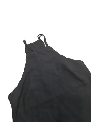 Lulus NWT black Halter Mini Dress scalloped top XXS Adjustable Straps. thumbnail 7
