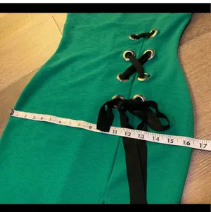 Green Lace-Up midi Dress size M thumbnail 11