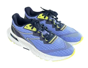 Diadora Mythos Blushield Volo 2‎ Womens Running Shoes Blue Yellow 7.5 101.178072 thumbnail 1