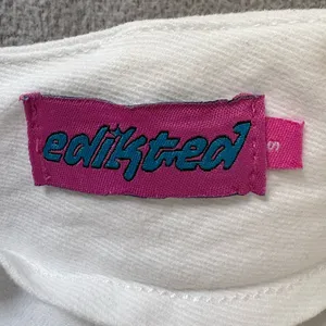 Edikted White Grommet Belted Mini Skirt thumbnail 2