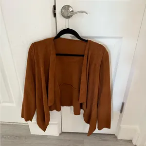 Bagatelle Brown Draped Jacket Small thumbnail 2