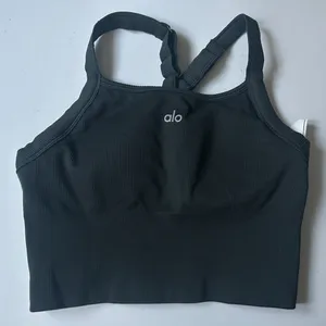 ALO Yoga Seamless Ribbed Bra Tank Size S thumbnail 3
