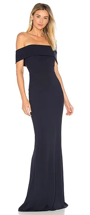 Katie May X Noel‎ And Jean Legacy Gown in Navy 2 thumbnail 1
