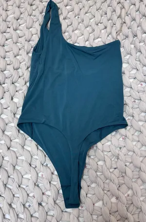 Lululemon Wundermost Nulu Bodysuit Teal thumbnail 1