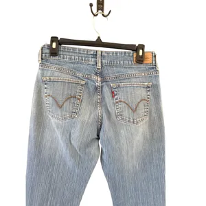 Levis‎ 526 Slender Bootcut Jeans Vintage Y2k 4 Med Blue Denim Mid Rise Size 28 thumbnail 3