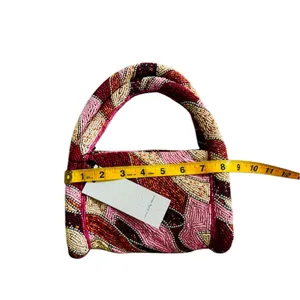 Never Fully Dresses beaded pink bag NEW thumbnail 5