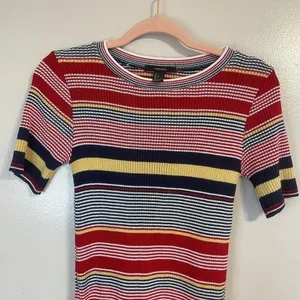 Forever 21 Stripped Mini Dress thumbnail 6