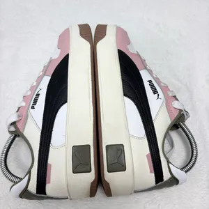 Puma Puma Carina Street Platform Sneaker Pink‎ and White Casual Sneakers size 8 thumbnail 5