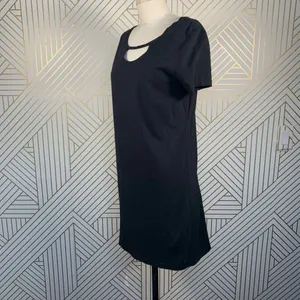 n:Philanthrophy Carlita‎ T-Shirt Dress in Black thumbnail 6
