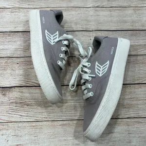 Cariuma NAIOCA Low Top Sneakers Gray Canvas Lace Up ‎ Women's Size 8 thumbnail 6