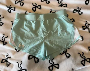 Teal Workout Shorts thumbnail 1