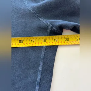 Abercrombie & Fitch blue fitted full zip hoodie thermal y2k vintage New York L thumbnail 5