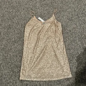 NWT Gentle Fawn Gold Sequin Party Dress Sz L thumbnail 6