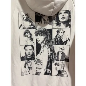 Taylor Swift The Eras Tour Hoodie‎ Concert Pullover Sweatshirt Cream Size Large thumbnail 9