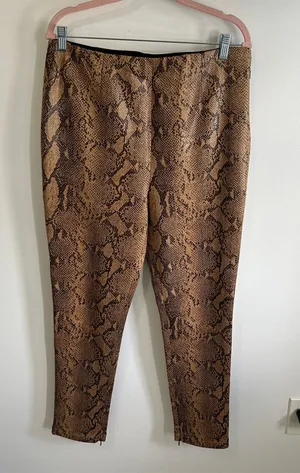 Zara Snake Print Leggings thumbnail 1