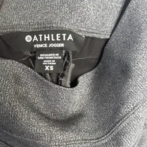 Athleta Heather Gray SCULPTEK Venice Mid Rise Jogger Pants 597888 W1437 Sz XS thumbnail 6
