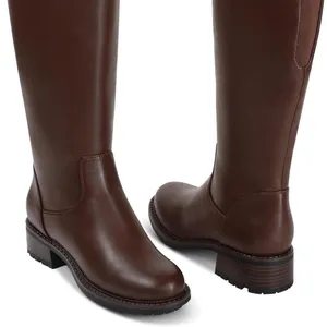 Fall Leather Brown Boots Size 6 thumbnail 2