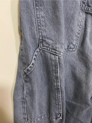 We The Free High Rise Baggy Straight Leg Jeans in Faded Gray thumbnail 5