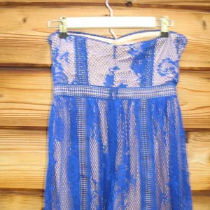 Lulu's Ryse the Label Lace Strapless Mini Dress thumbnail 9