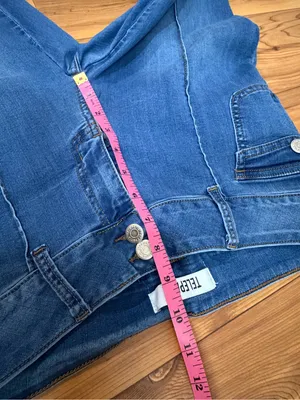 Telepatia Front Seam Flare Bootcut Jeans Blue Denim Stretch Women's Size 11/30 thumbnail 10