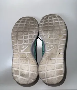 Nike Roshe Run ID Custom Sneakers Specked Seafoam Green Navy Athletic thumbnail 10