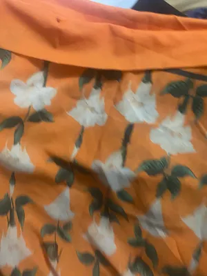 2 piece bikini with cover skirt Orange thumbnail 4