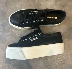 Superga 2790 Napa Platform Leather Sneakers Size 37 US 6.5 NEW thumbnail 6
