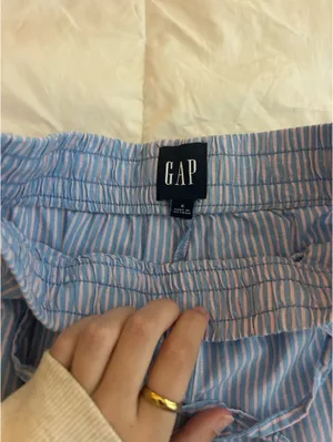 Gap Poplin Striped Pants thumbnail 2