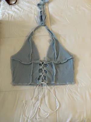 SheIn Halter Crop Top thumbnail 2