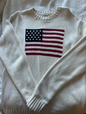 Brandy Melville American Flag Sweater thumbnail 1